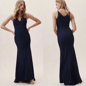 bhldn carina short-sleeve high-neck organza midi dress BHLDN Carina Short-Sleeve High-Neck Organza Midi